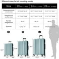 thumbnail image 5 of 3-Pcs Hardside Luggage Sets Expandable Luggages Spinner Suitcase With TSA Lock Lightweight Carry On Luggage 20inch 24inch 28inch For Women Men, 5 of 9