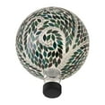 thumbnail image 3 of Alpine Corporation 15"H Mosaic Gazing Globe with Scroll Pattern and Stand, 3 of 5