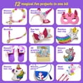 thumbnail image 3 of Kit de manualidades Dan&Darci Unicorn con 12 proyectos para niñas de más de 3 años, 3 of 9