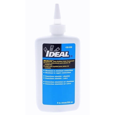Ideal Industries 30-030 Noalox Anti-Oxidant 8 oz Joint Compound, Squeeze Bottle