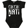thumbnail image 3 of Inktastic Cincinnati, Ohio Distressed Font Boys or Girls Baby Bodysuit, 3 of 5