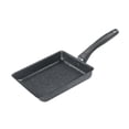 thumbnail image 2 of Tamagoyaki tortilla japonesa sartén freír freiding desayuno portátil utensil huevo utensilios de cocina no cooks de recubrimiento para acampar para PAN18x13cm de negro, 2 of 8