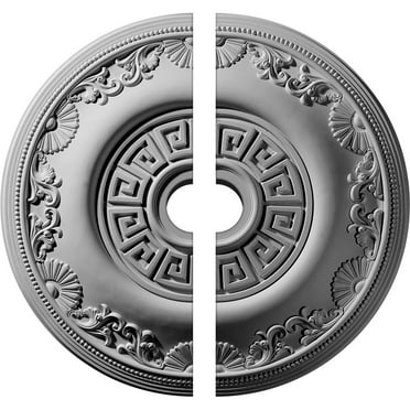 25 7/8"OD x 3 1/2"ID x 2 1/4"P Nestor Ceiling Medallion, Two Piece (Fits Canopies up to 5")