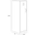 thumbnail image 3 of Pemberly Row Armoire de Rangement en Métal à 4 Tablettes Sans Assemblage, Bleu Classique, 3 of 7