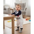 thumbnail image 4 of Adorable Unisex Baby Jumpsuit - I Love You Papa Design in Soft Cotton for Newborns, 4 of 5