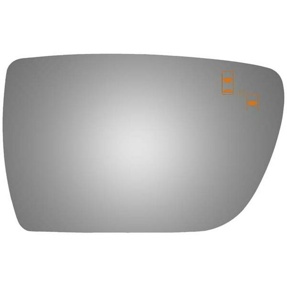 Burco Side View Mirror Replacement Glass - Clear Glass - 5737BC