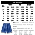 thumbnail image 3 of Men's Casual Shorts Quick Dry with Pockets Shorts Workout Gym Running Exercise Training Athletic Sports Shorts 5/7/9inch Inseam Drawstring Shorts,Gray M, 3 of 4