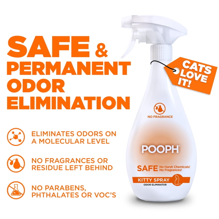 Pooph Kitty Odor Eliminator Spray, 20 oz photo 2