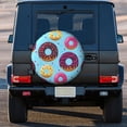thumbnail image 3 of Kll Donuts Tire Cover,Universal Wheel Tire Cover For Trailer, Rv, Suv, Truck,Camper And Many Vehicle,(14 Inch), 3 of 7