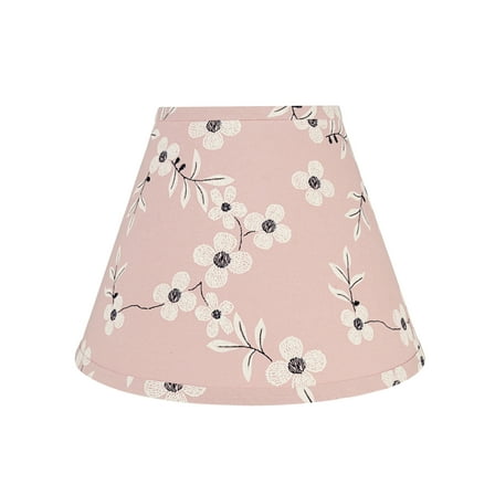 Aspen Creative 32633 Transitional Hardback Empire Shaped Spider Construction Lamp Shade in Pink, 12" wide (6" x 12" x 9")