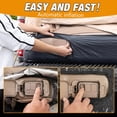 thumbnail image 3 of Inflatable Truck Bed Tent with Mattress, Waterproof PU2000mm with Electric Air Pump Pickup Truck Tent, Fits 5.5-6.7FT Full Size Short Bed, All-in-One Quick Setup Truck Tent for Camping, 3 of 9