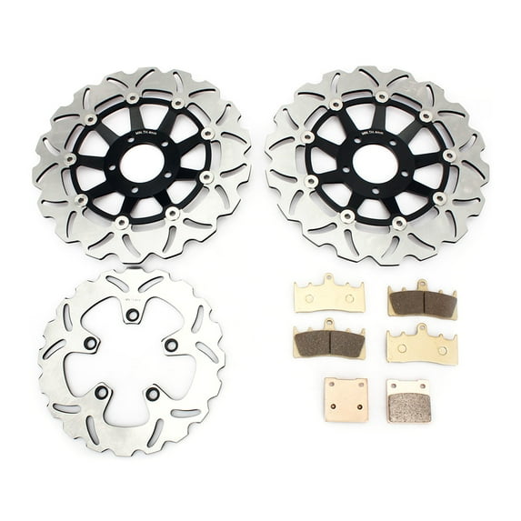 Front Rear Brake Discs Rotors Pads For SUZUKI GSF 1200 Bandit / S 2001-2005 Bandit 1200 / S 01-05 K1 K2 K3 K4 K5
