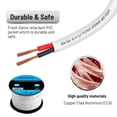 thumbnail image 4 of Cable de altavoz ADILSWIL calibre 16 (15 m), 16 AWG, PVC trenzado, 4 of 6