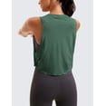 thumbnail image 3 of CRZ YOGA Pima Cotton Tank Tops for Women Workout Yoga Running Loose Crop Sleeveless Shirts, 3 of 6