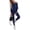 Blue, variant on Two Piece Sets for Women Lounge Outfit Knit Solid Color Long Sleeve Pullover Tops with Drawstring Slim Pants Set Tracksuit Beige-L