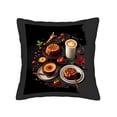 thumbnail image 3 of Set of 2 Square Throw Pillow Covers 18x18in - Cozy Coffee & Pastry Design for Couch Bed or Car - Perfect for Warm Inviting Decor, 3 of 7