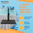 thumbnail image 2 of Island Umbrella 42-lb Bronze All-Weather Outdoor Square Resin Umbrella Base, 2 of 7