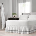 thumbnail image 6 of Easy Fit Adjustable Baratta Stitch Embroidered Bed Skirt, 6 of 8