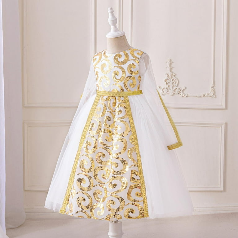 strapless open back dress Princess Daliana 3D Beaded Floral Lace Bundle Y24199 6 Months / White / High-Low main image 0