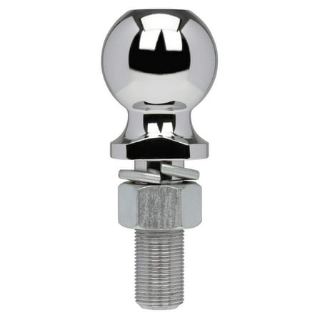 Class 4 6,000 lb. 2-5/16 in. Ball Diameter, 1 in. Shank Diameter, 3 in. Shank Length Chrome Trailer Hitch Ball