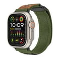 thumbnail image 4 of Stretchy Nylon Band Compatible with Samsung Galaxy Watch Ultra for Women Men, Stick Closure Adjustable Sport Rugged Replacement Strap for Galaxy Watch Ultra 47mm Smartwatch,Green, 4 of 7