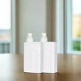 thumbnail image 2 of OATIPHO 2Pcs White Laundry Storage Bottles Leakproof Refillable Bottles Multipurpose Storage for Body Wash, 2 of 8