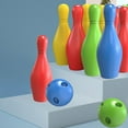 thumbnail image 3 of TIMIFIS Jeu de Quilles Jeu de Quilles Jeu de Quilles Parent Enfant Sports Intérieur et Extérieur Jeux Interactifs Bébé Jeu de Quilles Mini Ensemble Enfants Extérieur&Sport, 3 of 5