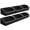 Black, variant on DMIJ 6 Pack Trapezoid Storage Bins, Cube Storage Bins - Closet Organizers and Decorative Storage, Storage Baskets with Handle, Large Storage Basket for Home, Black