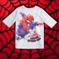 thumbnail image 2 of Marvel Boys Amazing Spider-Man Quick Drying Rash Guard & Swim Trunks, 2-Piece, Sizes 4-12, 2 of 6