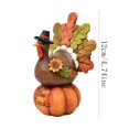 thumbnail image 6 of fenze Thanksgiving Table Decor Fall Figurine Tabletop Resin Pumpkin Decorations Party Autumn Centerpiece For Home Kitchen Office Day Decoration, 6 of 7