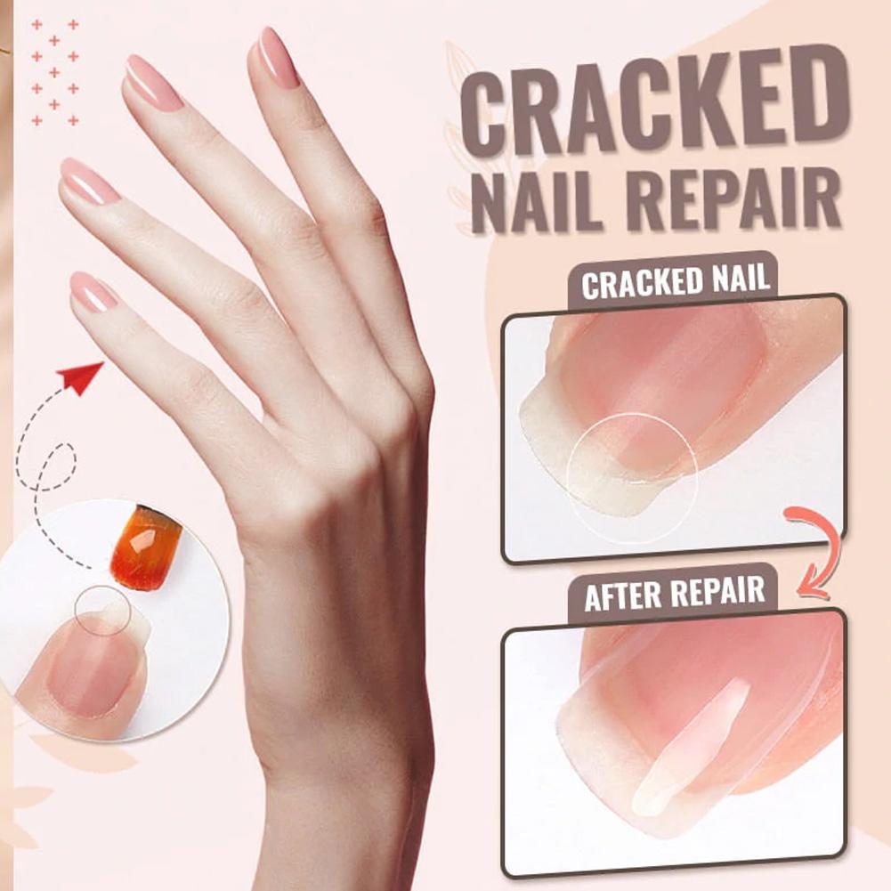 Nail Repair Extend Fiber Gel Crystal Silk UV Fiberglass Art Repaired Broken Gels Nails Nail O4V7