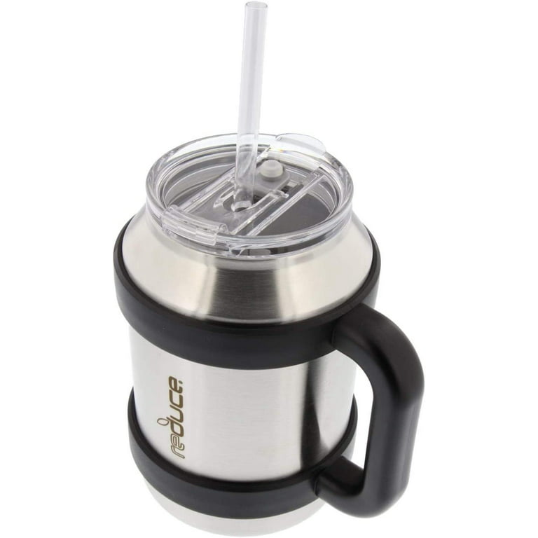 Reduce REDUCE 50 oz Mug Tumbler with Handle and Straw - Stainless