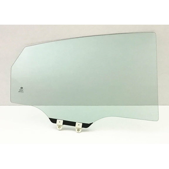 Passenger Right Side Rear Door Window Door Glass Compatible with Honda Civic 2016-2021 / Insight 2019-2022 4 Door Sedan Models