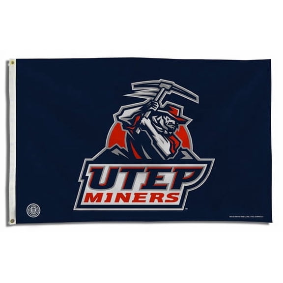 UTEP Miners NCAA 3x5 Flag