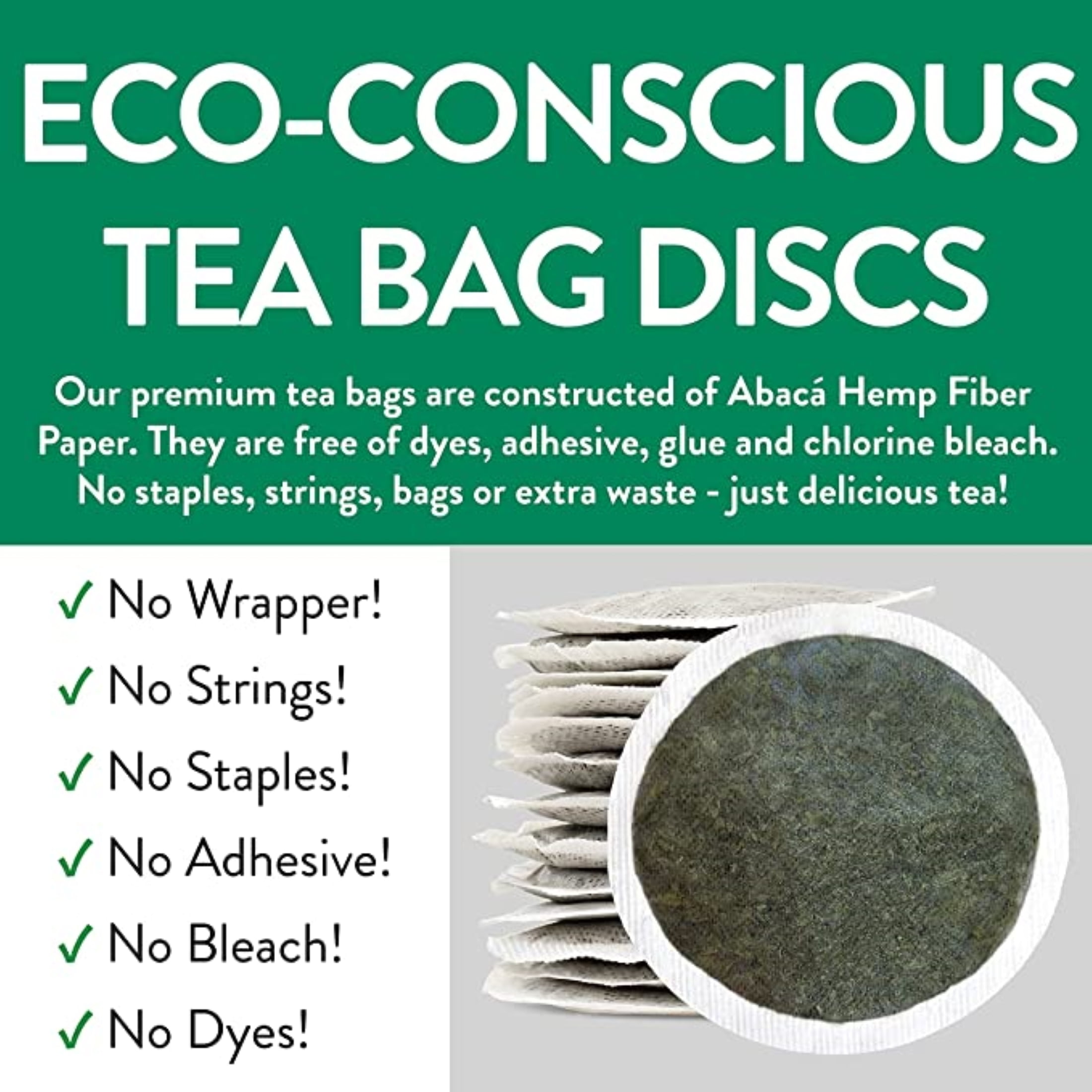 FGO Green Tea, Organic, Eco-Conscious Tea Bags (20 Count)