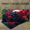 thumbnail image 4 of Skull with Red Roses Front License Plate, Metal License Plate, Funny Standard Plates Personalized Novelty Decorative For Men/Women/Boys/Girls Car 6×12 Inch, 4 of 7