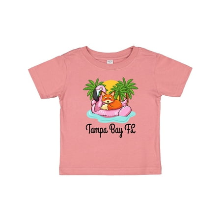 

Inktastic Tampa Bay Florida Flamingo Gift Baby Girl T-Shirt