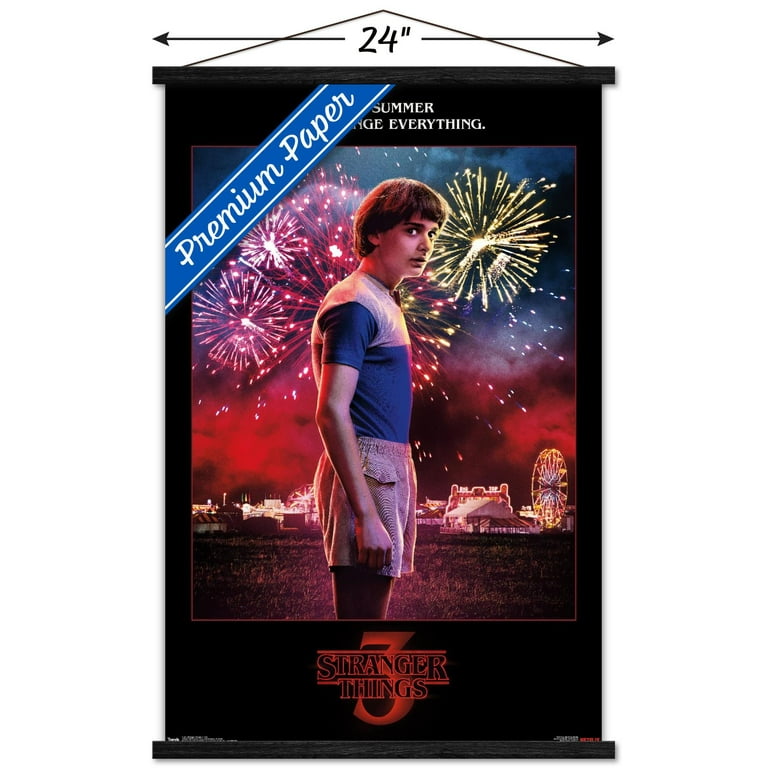 Netflix Stranger Things: Season 3 - Will Wall Poster with Wooden