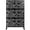 Black, variant on Gzxs 76" H x 48" W Freestanding Privacy Screen Room Divider with Stand, Home Décor Hedge Fence Backdrop Stand for Room Office Restaurant (Black)