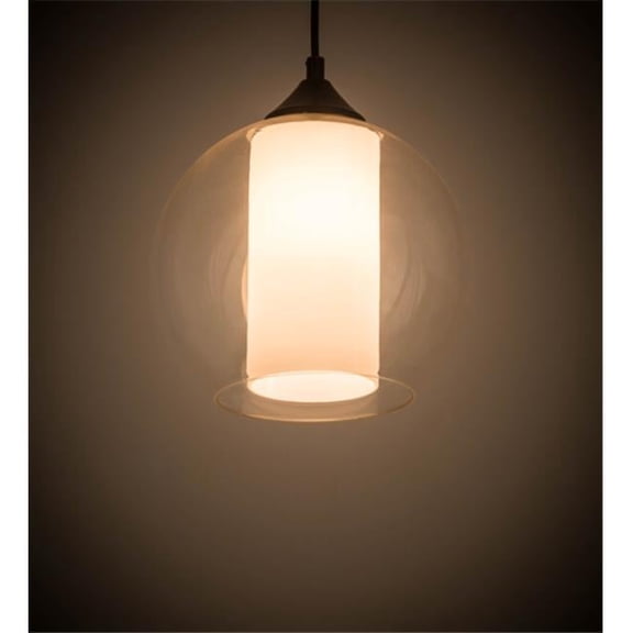 Meyda 163331 12 in. Bola Cilindro Pendant