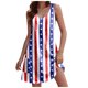 thumbnail image 1 of MKLEKYY Trajes De Baño Womens Summer Dresses 2024 Loose V Neck Sleeveless Swimsuit Coverup With Pockets, 1 of 4