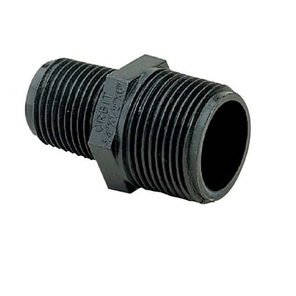 Orbit 1/2" to 3/4" Sprinkler Riser Adapter Converts .50" Irrigation