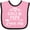 Pink and Black, variant on Inktastic Gigi and Papa Love Me Boys or Girls Baby Bib
