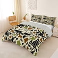 thumbnail image 2 of Catabedysis Camo Camping Bedding,Wildlife Camper Pattern Duvet Cover Full For Boys,Earthy Tone,Light Gray Reversible,3-Piece,1 Duvet Cover and 2 Pillowcases, 2 of 6