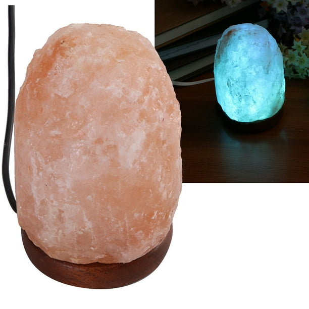 Himalayan Salt Lamp Colorful Changing LED Crystal Salt Lamp USB