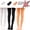 3PC-1White 1Black 1Orange, variant on 3 PC Ballet Tights for Girls Dance Stretchy Footed Tights Comfy Pull on School Uniform Dance Competition Leggings Kids Pantyhose Stockings