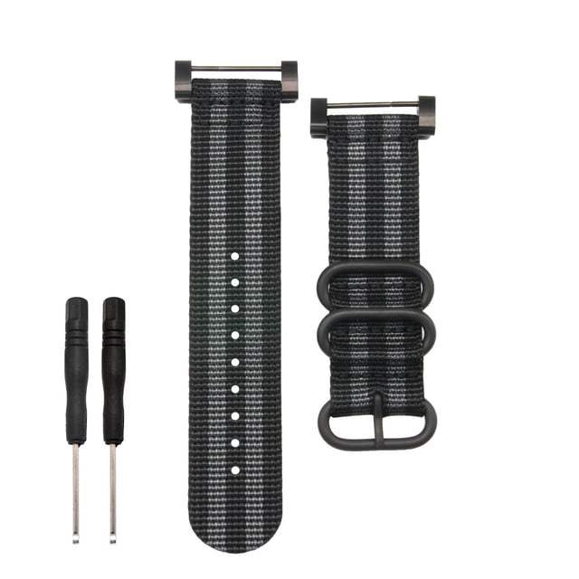 Correa de nailon para reloj SUUNTO de 24 mm adecuada para exteriores con diseño de núcleo ESSENTIAL