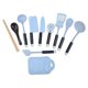 thumbnail image 3 of Pretend Play Cooking Set Educational Children Kid Kitchen Accessories Cookware Utensils Playsetblue, 3 of 5