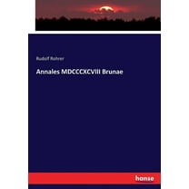 Annales MDCCCXCVIII Brunae, (Paperback)