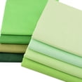 thumbnail image 4 of Hanjunzhao Paquetes de telas de cuartos gordos de sólidos verdes Tela de costura para acolchar precortada 18 x 22 pulgadas, 4 of 5